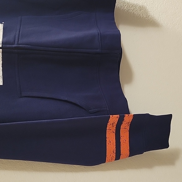 NCAA University of Illinois Full-zip Hooded Sweatshirt - Navy - Large (12-14) - Picture 6 of 13